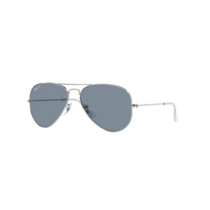 Ray-Ban Sunglasses | Silver Sunglasses ( 0RB3025 | Pilot | Silver Frame | Blue Lens )