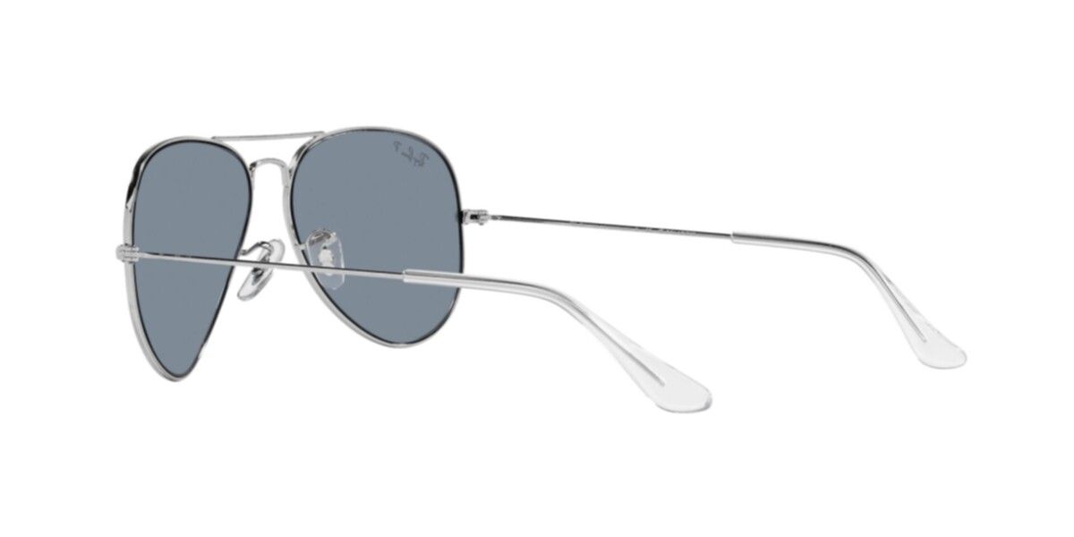 Ray-Ban Sunglasses | Silver Sunglasses ( 0RB3025 | Pilot | Silver Frame | Blue Lens ) - Image 4